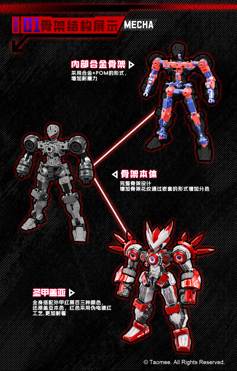 XM Saint Machine Gaia 1/10 Model Kit OFICIAL DE JAPÓN