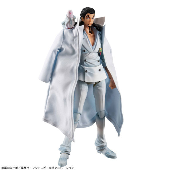 MegaHouse Variable Action Heroes ONE PIECE Rob Lucci Ver.1.5 Action Figure JAPÃO