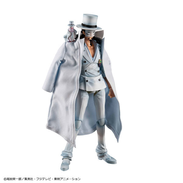 MegaHouse Variable Action Heroes ONE PIECE Rob Lucci Ver.1.5 Action Figure JAPÃO