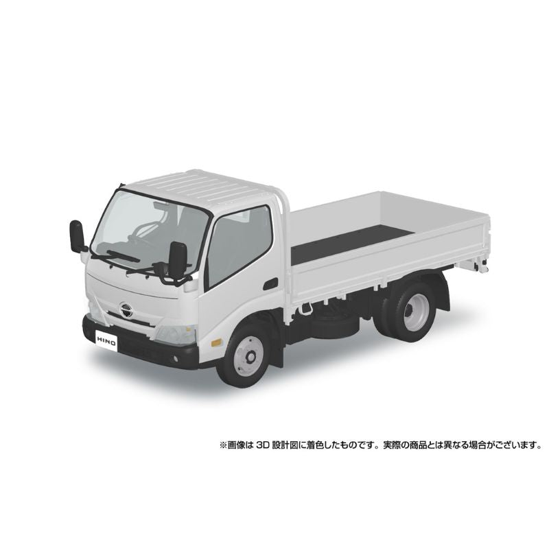 RakuPla Snap Kit No.23-WE Hino Dutro Flat Body White 1/32 Model Kit JAPAN