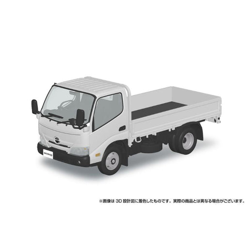 RakuPla Snap Kit No.23-WE Hino Dutro Flat Body White 1/32 Model Kit JAPAN