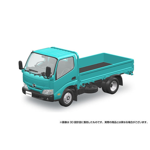 RakuPla Snap Kit No.23-TE Hino Dutro Flat Body Turquoise 1/32 Model Kit JAPAN