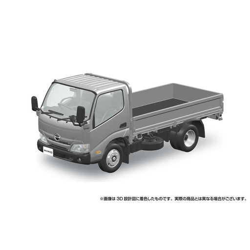 RakuPla Snap Kit No.23-SR Hino Dutro Flat Body Silver 1/32 Model Kit JAPAN