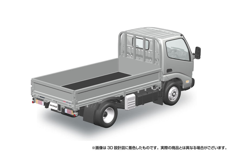 RakuPla Snap Kit No.23-SR Hino Dutro Flat Body Silber 1/32 Modellbausatz JAPAN