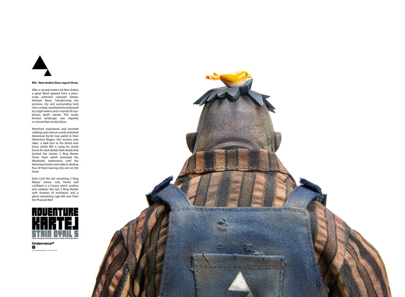 Underverse ADVENTURE KARTEL STAIN CYRIL 5 1/6 Figure JAPAN OFFICIAL