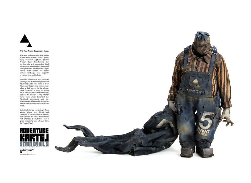 Underverse ADVENTURE KARTEL STAIN CYRIL 5 1/6 Figure JAPAN OFFICIAL