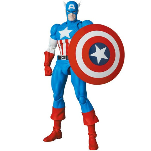 Medicom Toy MAFEX No.217 Captain America COMIC Ver. Action Figure JAPAN OFFICIAL