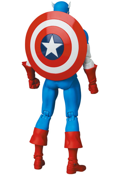 Medicom Toy MAFEX No.217 Captain America COMIC Ver. Actionfigur JAPAN OFFICIAL