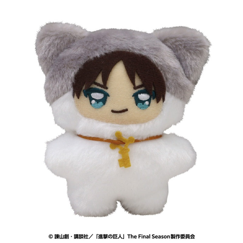 Ensky Chimikemo Mascot Attack on Titan Eren Plush Doll JAPAN OFFICIAL
