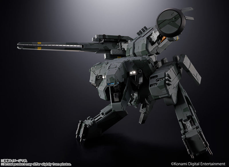 BANDAI Chogokin Metal Gear Solid Metal Gear REX Action Figure JAPÃO OFICIAL