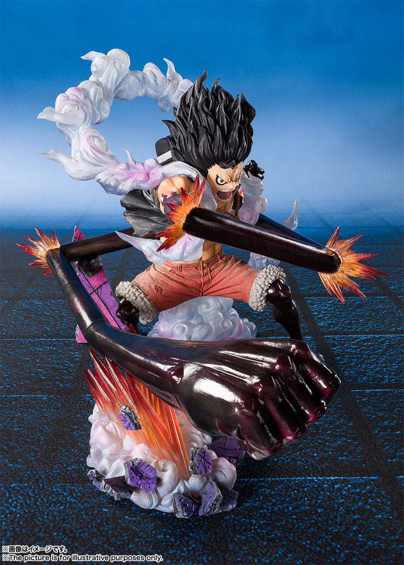 Figuarts ZERO ONE PIECE Monkey D. Luffy Gear 4 Snakeman King Cobra Figure GIAPPONE