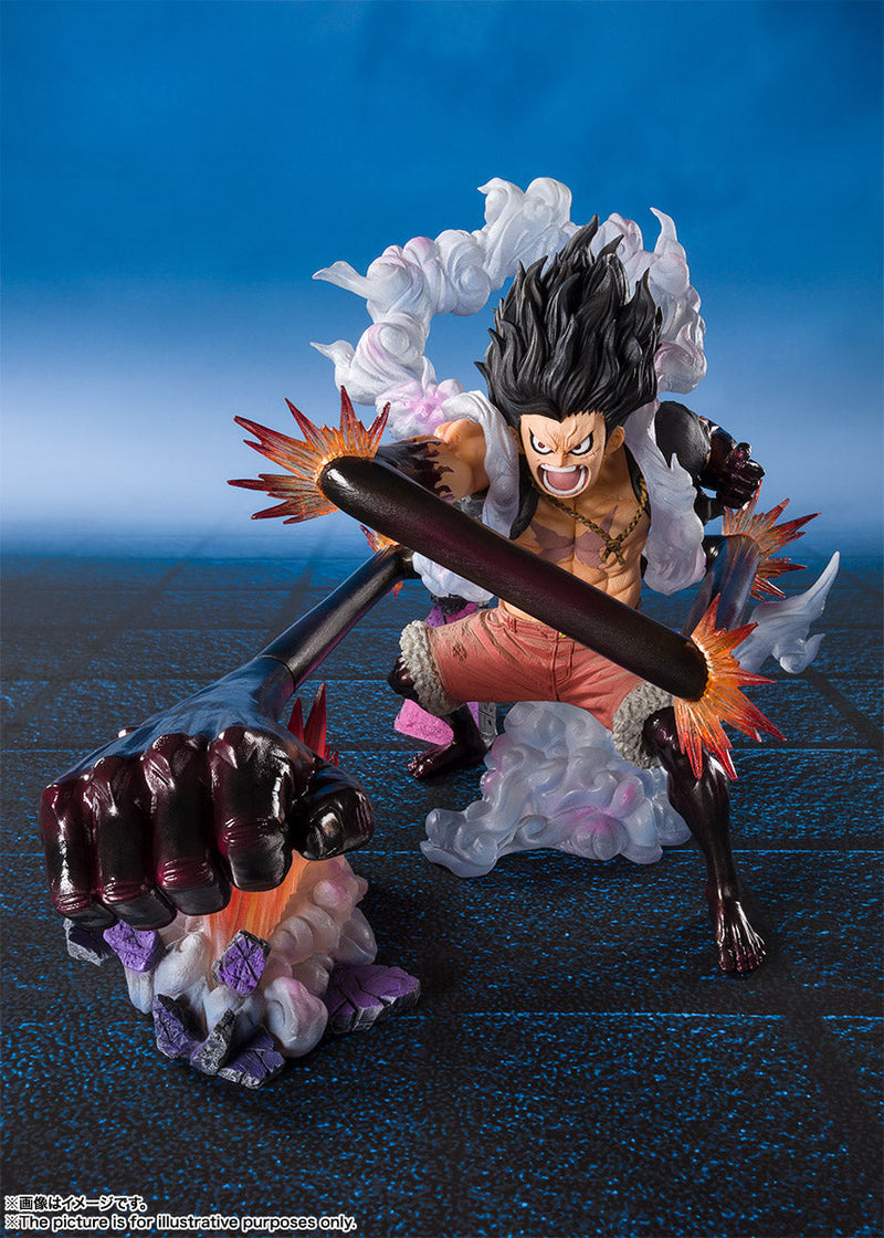 Figuarts ZERO ONE PIECE Monkey D. Luffy Gear 4 Snakeman King Cobra Figure GIAPPONE