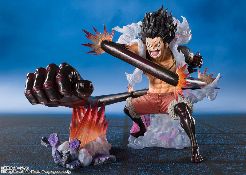 Figuarts ZERO ONE PIECE Monkey D. Luffy Gear 4 Snakeman King Cobra Figure GIAPPONE