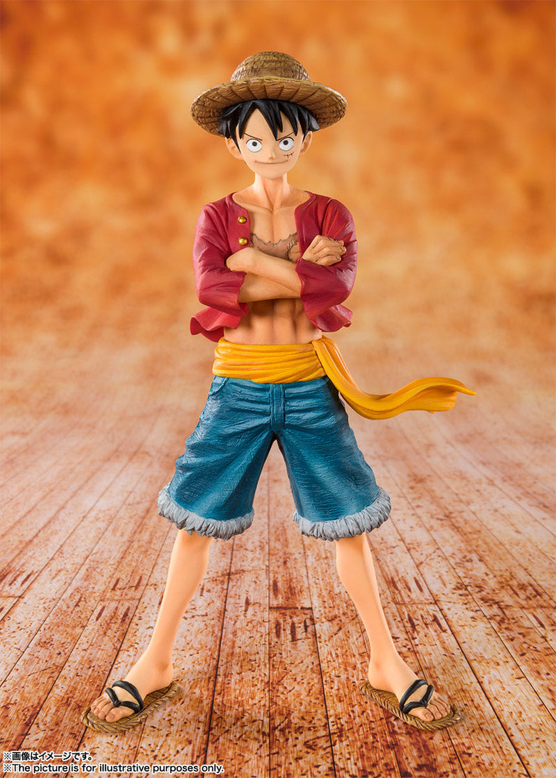 BANDAI Figuarts ZERO ONE PIECE Straw Hat Luffy Rerelease Edition Figure JAPAN
