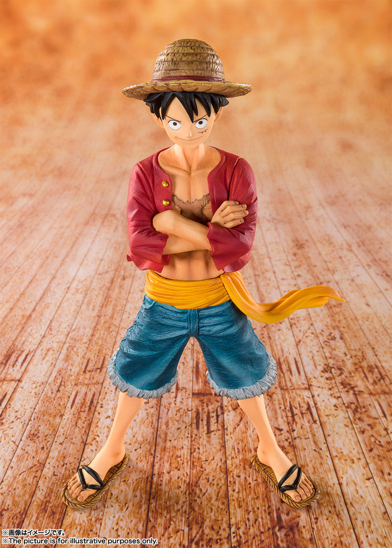 BANDAI Figuarts ZERO ONE PIECE Straw Hat Luffy Rerelease Edition Figure JAPAN
