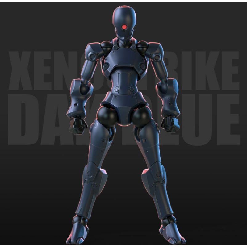 3 min project Series Qiang Gong Yi Ren Navy Blue 1/18 Model Kit JAPAN OFFICIAL