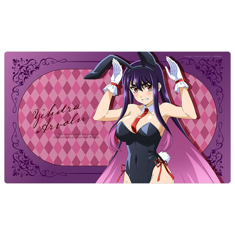 Sentai Red Isekai de Boukensha ni Naru Rubber Mat Yihdra Arvoln Bunny JAPAN