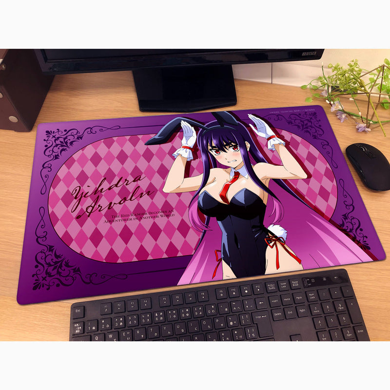 Sentai Red Isekai de Boukensha ni Naru Rubber Mat Yihdra Arvoln Bunny JAPAN