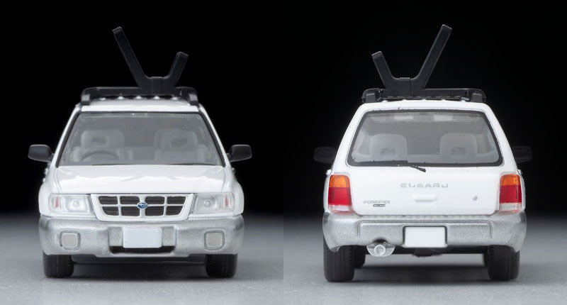 Tomica Limited LV-N328b Subaru Forester Custom White/Silver Kayak w/Figure