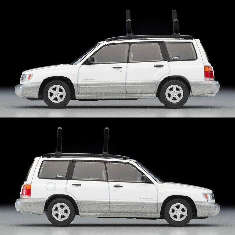 Tomica Limited LV-N328b Subaru Forester Custom White/Silver Kayak w/Figure