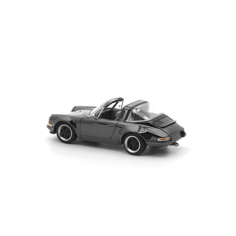 POP RACE Singer Targa Dark Chrome 1/64 JAPAN OFFICIAL