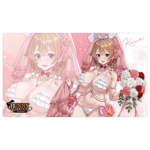 Bunny Garden Kana Bunny Wedding Swimsuit New Illustration Rubber Mat JAPAN
