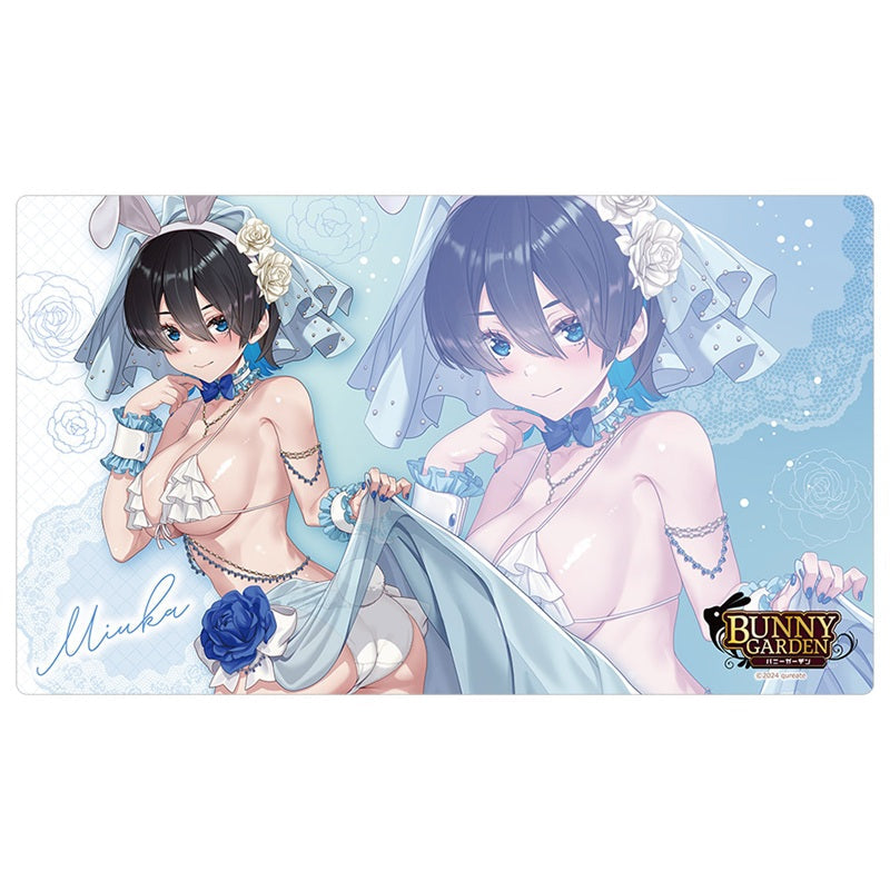 Bunny Garden Miuka Bunny Wedding Swimsuit New Illustration Rubber Mat JAPAN