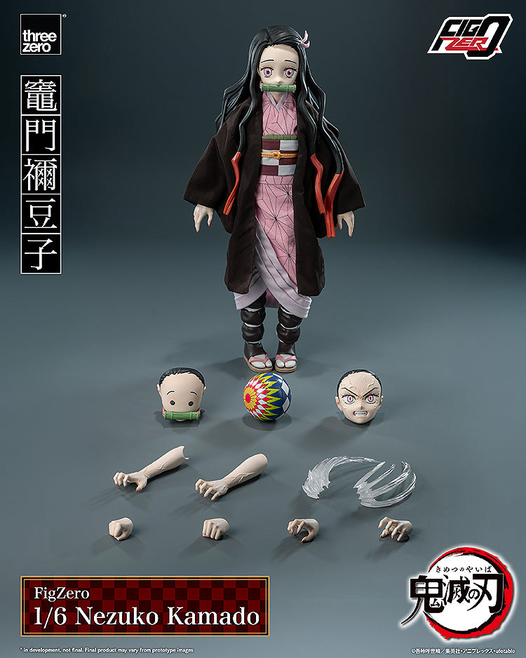 Three Zero FigZero Demon Slayer Kimetsu no Yaiba Nezuko Kamado 1/6 Action Figure