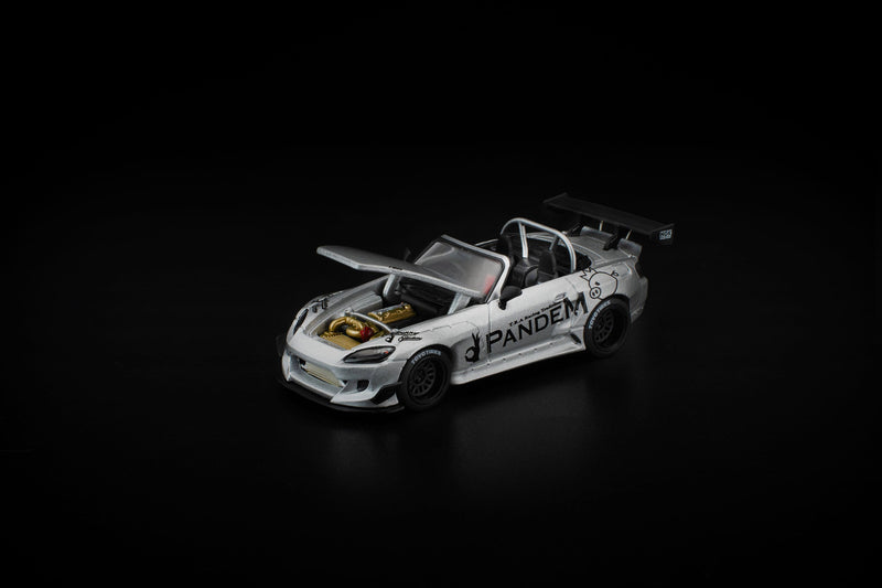POP RACE PANDEM S2000 Silver 1/64 JAPAN OFFICIAL