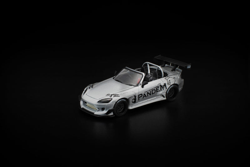 POP RACE PANDEM S2000 Silver 1/64 JAPAN OFFICIAL
