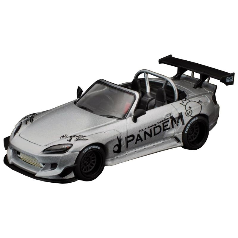 POP RACE PANDEM S2000 Silver 1/64 JAPAN OFFICIAL — ToysOneJapan