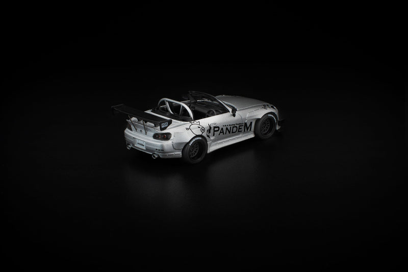 POP RACE PANDEM S2000 Silver 1/64 JAPAN OFFICIAL