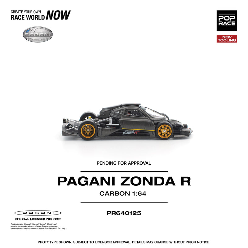 POP RACE Pagani Zonda R 1/64 JAPAN OFFICIAL
