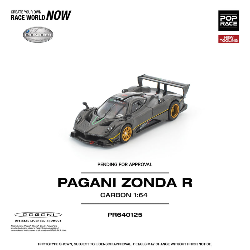 POP RACE Pagani Zonda R 1/64 JAPAN OFFICIAL