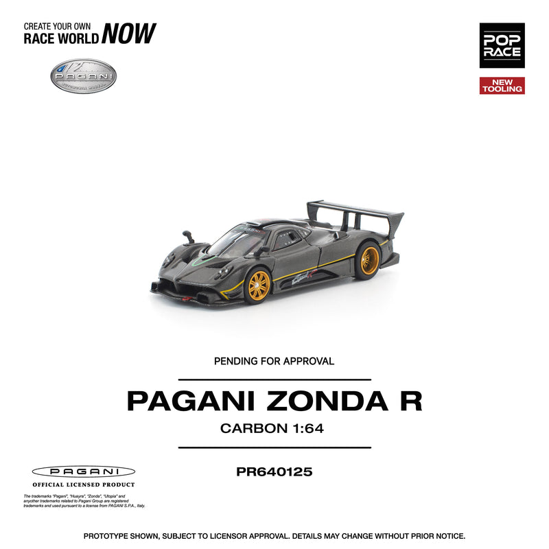 POP RACE Pagani Zonda R 1/64 JAPAN OFFICIAL
