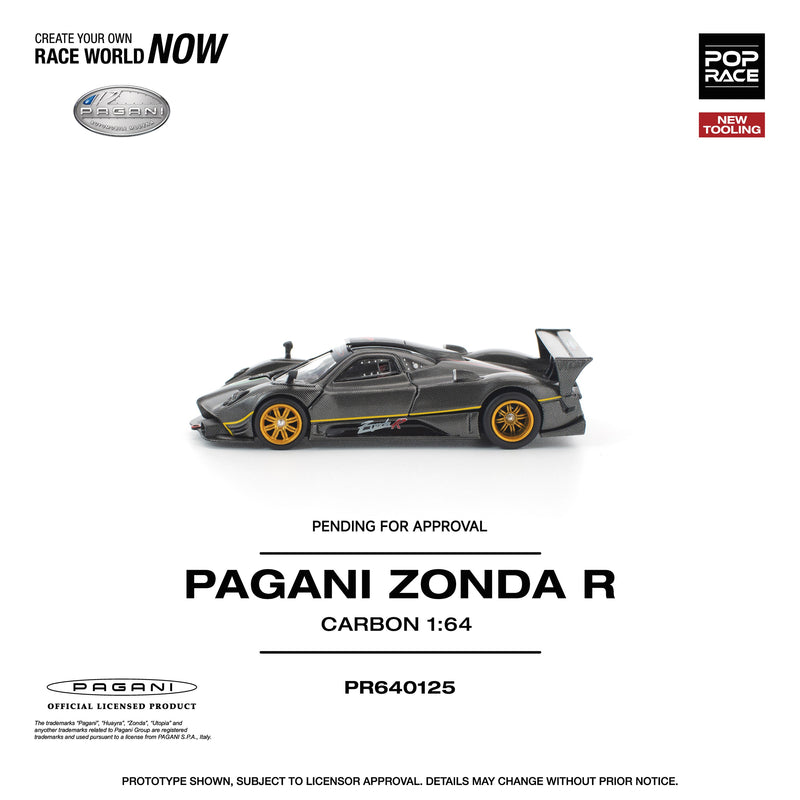 POP RACE Pagani Zonda R 1/64 JAPAN OFFICIAL