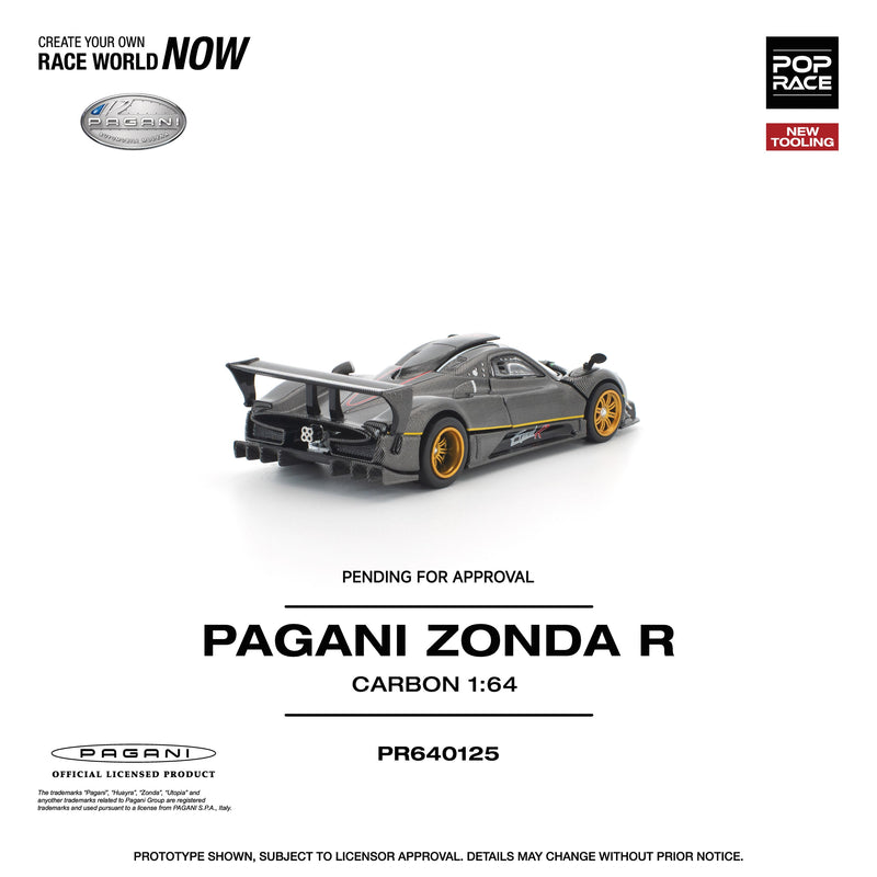 POP RACE Pagani Zonda R 1/64 JAPAN OFFICIAL