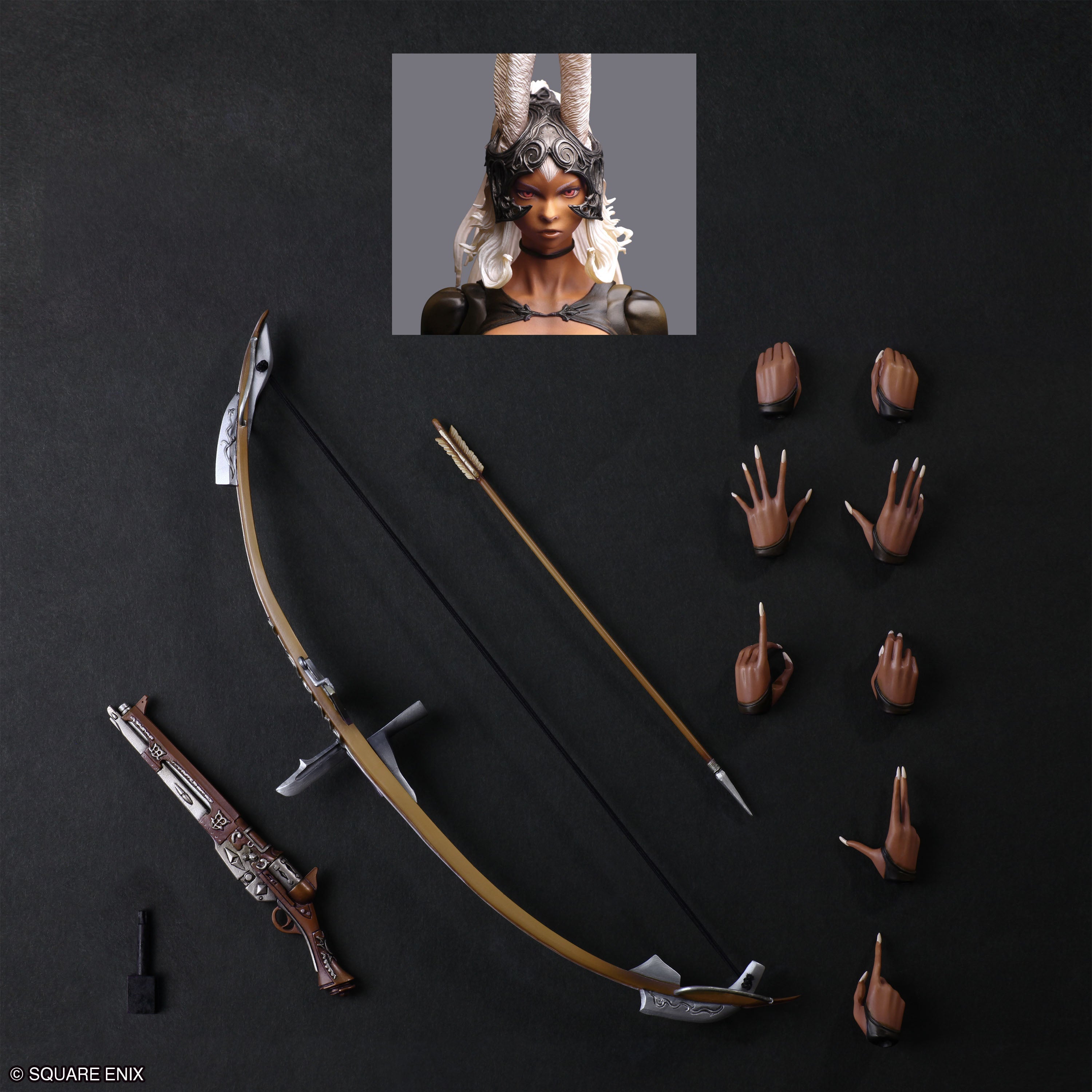 Square Enix Final Fantasy XII PLAY ARTS SHIN Fran Action Figure