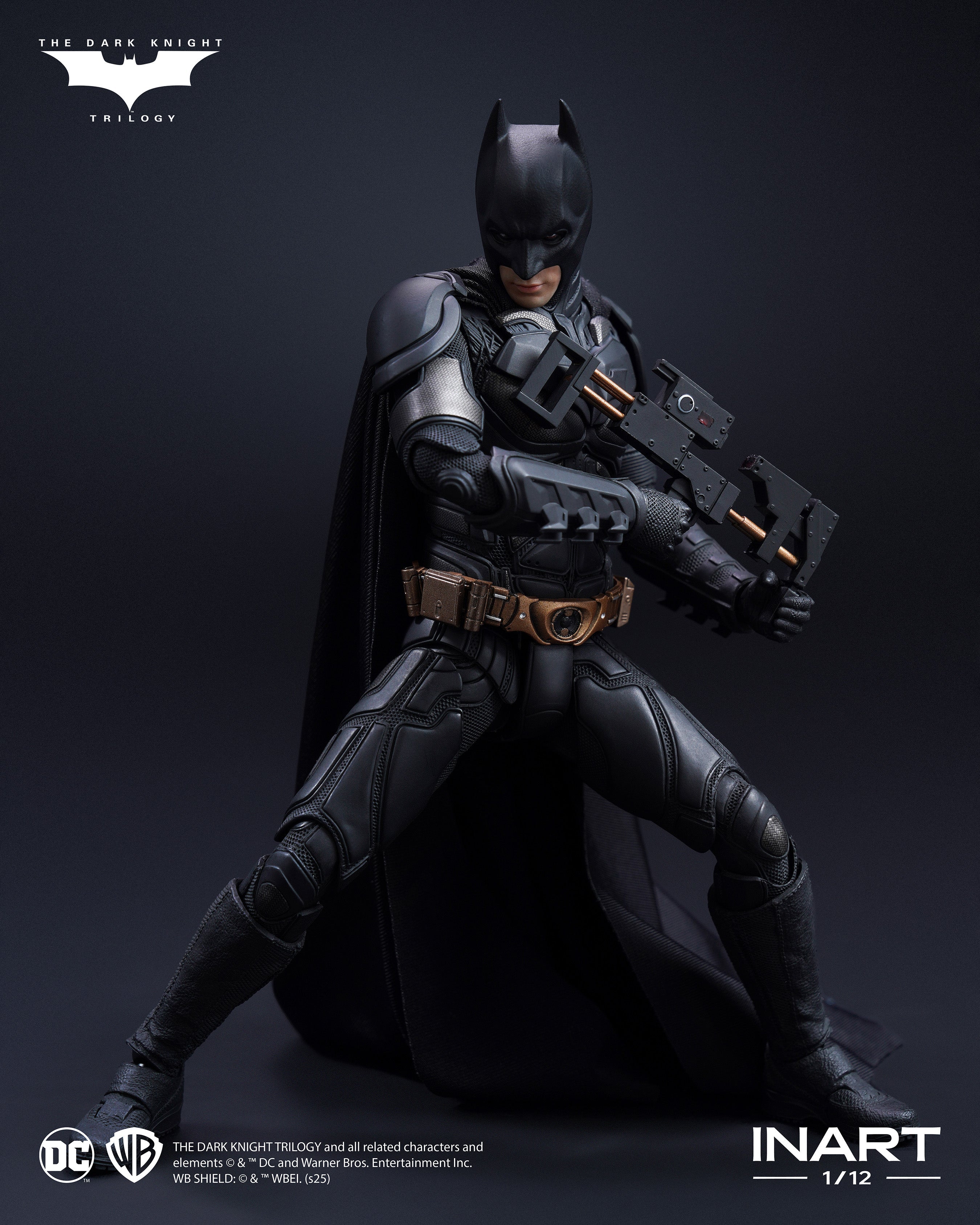 1/12 バットマンTHE DARK KNIGHT RISES DELUXE INART The Dark Knight Rises Batman 1/12 Deluxe Edition Action