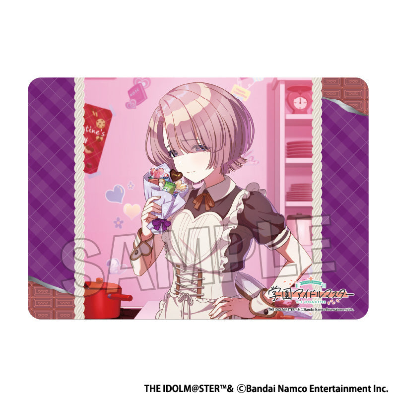 Gakuen iDOLM@STER Illustration Play Mat NT Fluorite '25 Valentine Mao Arimura