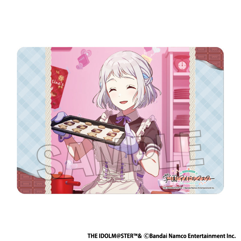 Gakuen iDOLM@STER Illustration Play Mat NT Hakusen '25 Valentine Lilja Katsuragi