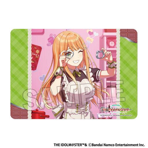 Gakuen iDOLM@STER Play Mat NT Tame-Lie-One-Step '25 Valentine Sumika Shiun JAPAN