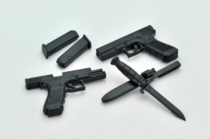 Tomytec LittleArmory LA115 G17 & 18C & 19 Type 1/12 Model Kit JAPAN OFFICIAL