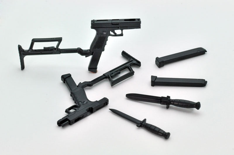 Tomytec LittleArmory LA115 G17 & 18C & 19 Type 1/12 Model Kit JAPAN OFFICIAL