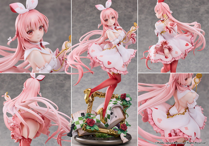 Hobby sakura White Rabbit Rosu Wonderland Ver. 1/7 Deluxe Edition Figure JAPAN