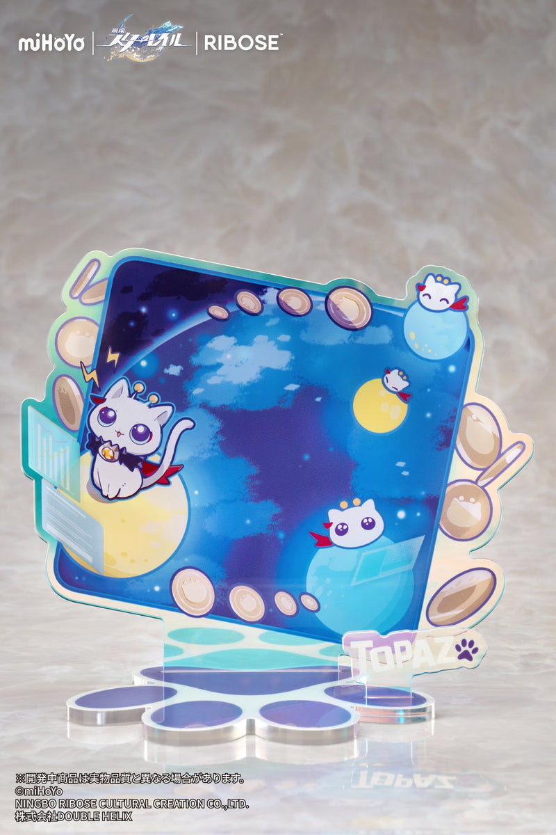 RISE UP+ Honkai Star Rail Chibineko Series Topaz & Numby Ver. Figure JAPAN