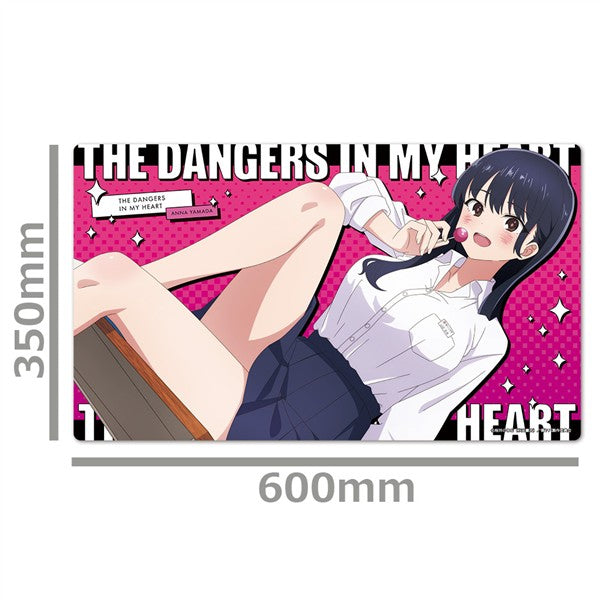 Azu Maker Boku no Kokoro no Yabai Yatsu Character Rubber Mat Anna Yamada JAPAN