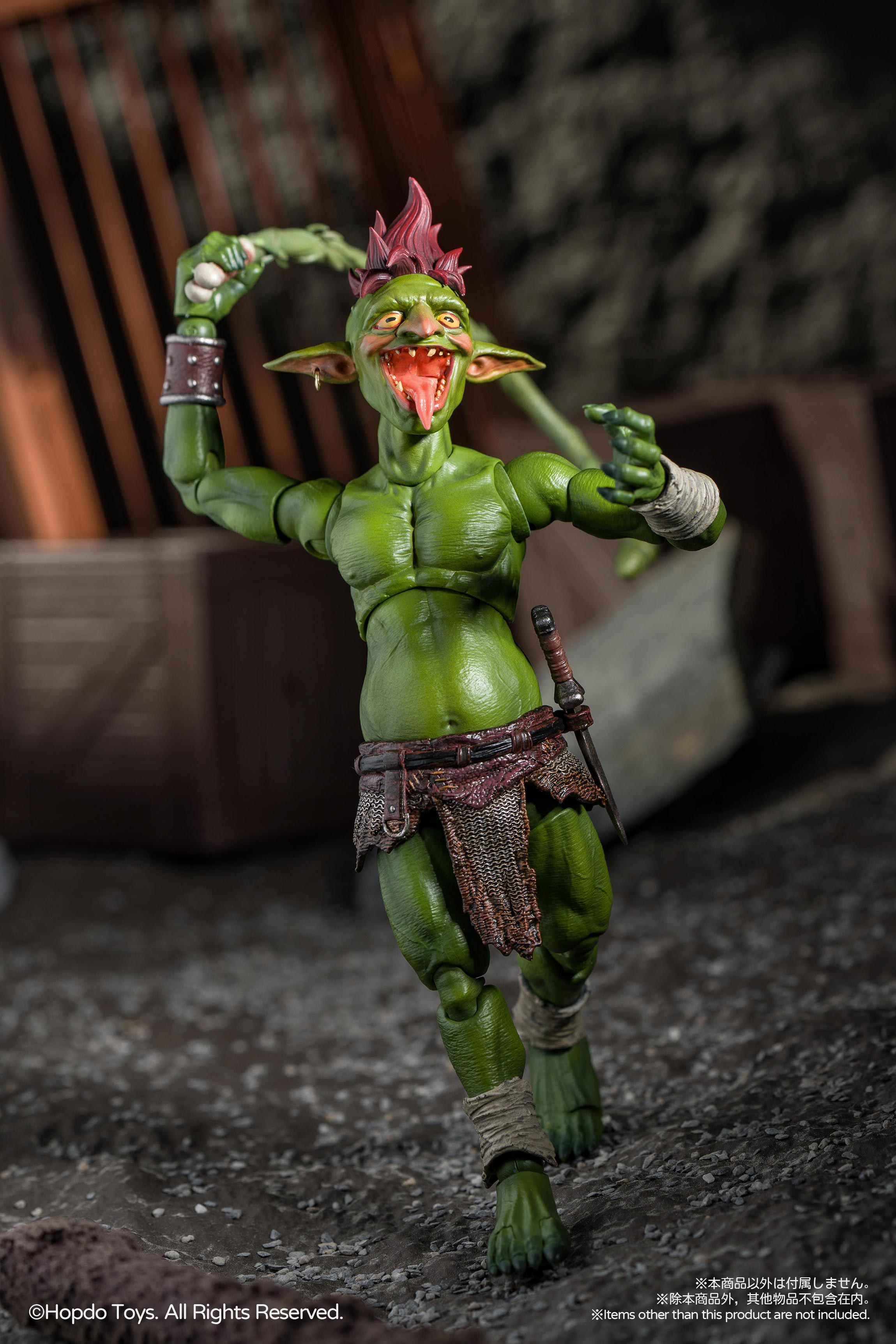 HopDo Toys Goblin Tribe Mohican Goblin 1/12 Action Figure JAPAN