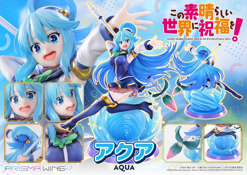 Prime 1 Studio PRISMA WING Anime KonoSuba Aqua 1/7 Figure JAPAN OFFICIAL