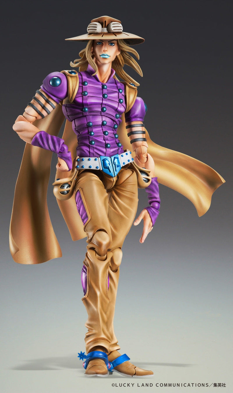 Super Action Statue JoJo's Part.VII Steel Ball Run Gyro Zeppeli Ver1.5 Figure
